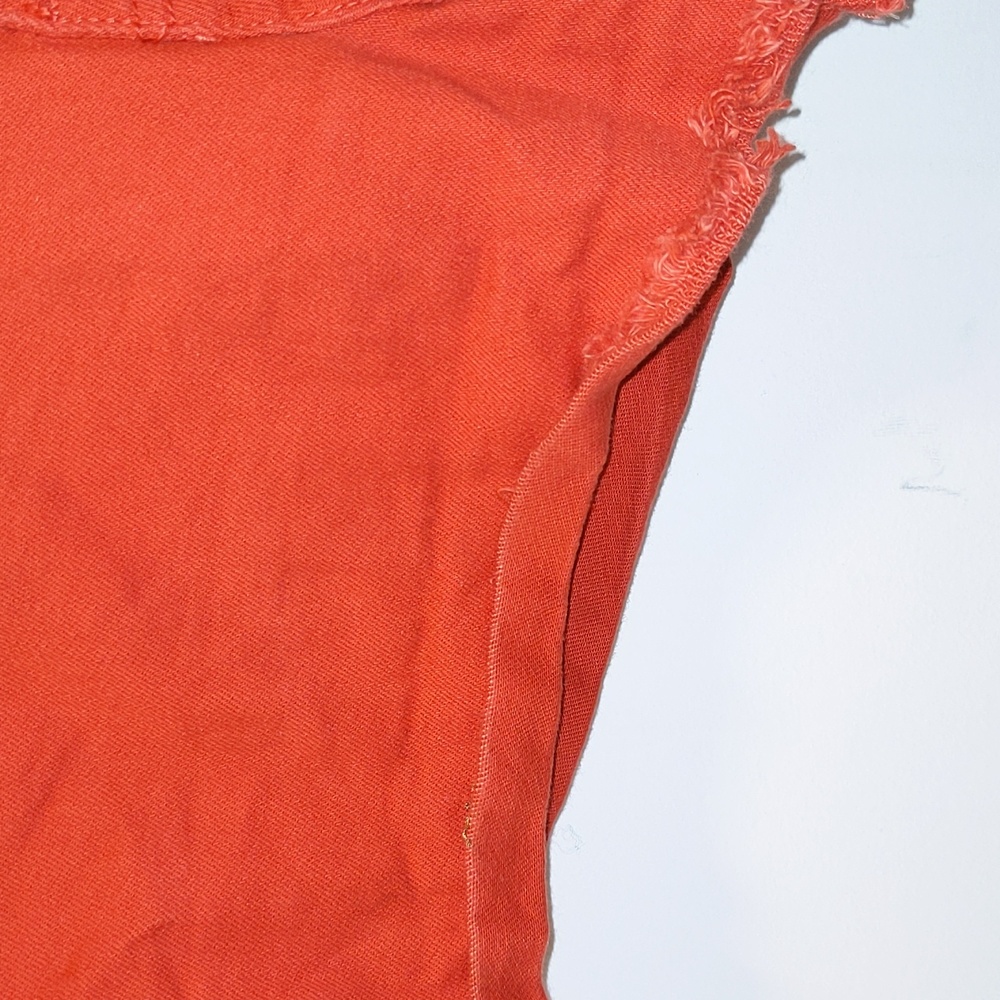 Old Navy Boyfriend Women's Size 8 Regular Red Shorts - Picture 3 of 11